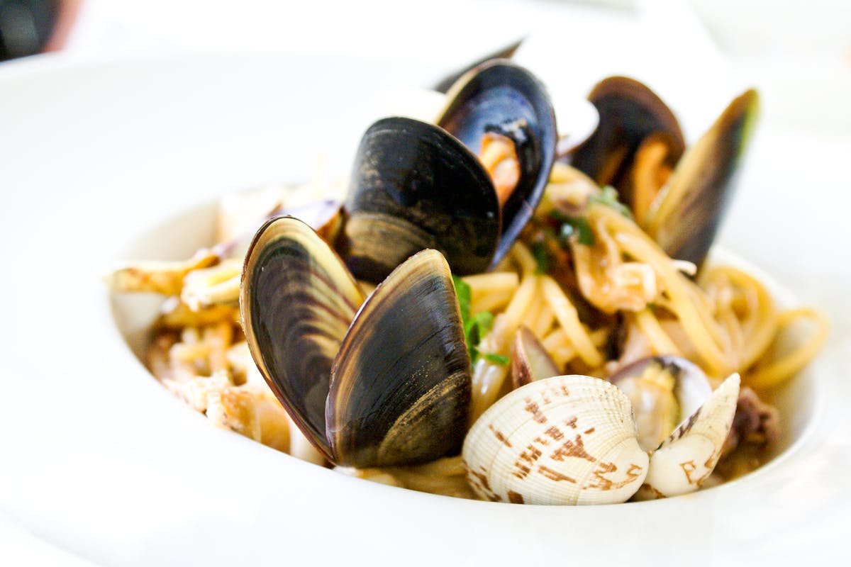 Spaghetti con vongole e cozze