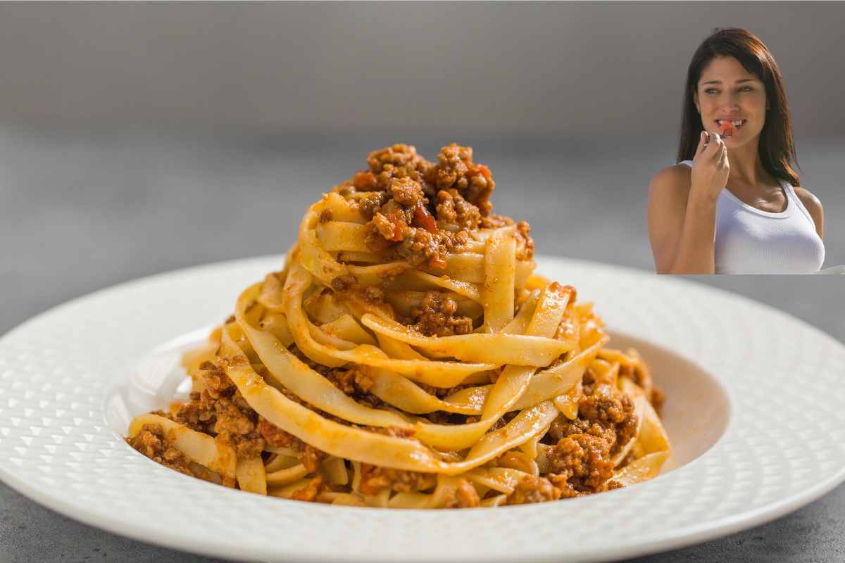 Fettuccine uovo ragù di carne