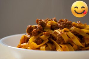 Fettuccine uovo ragù di carne